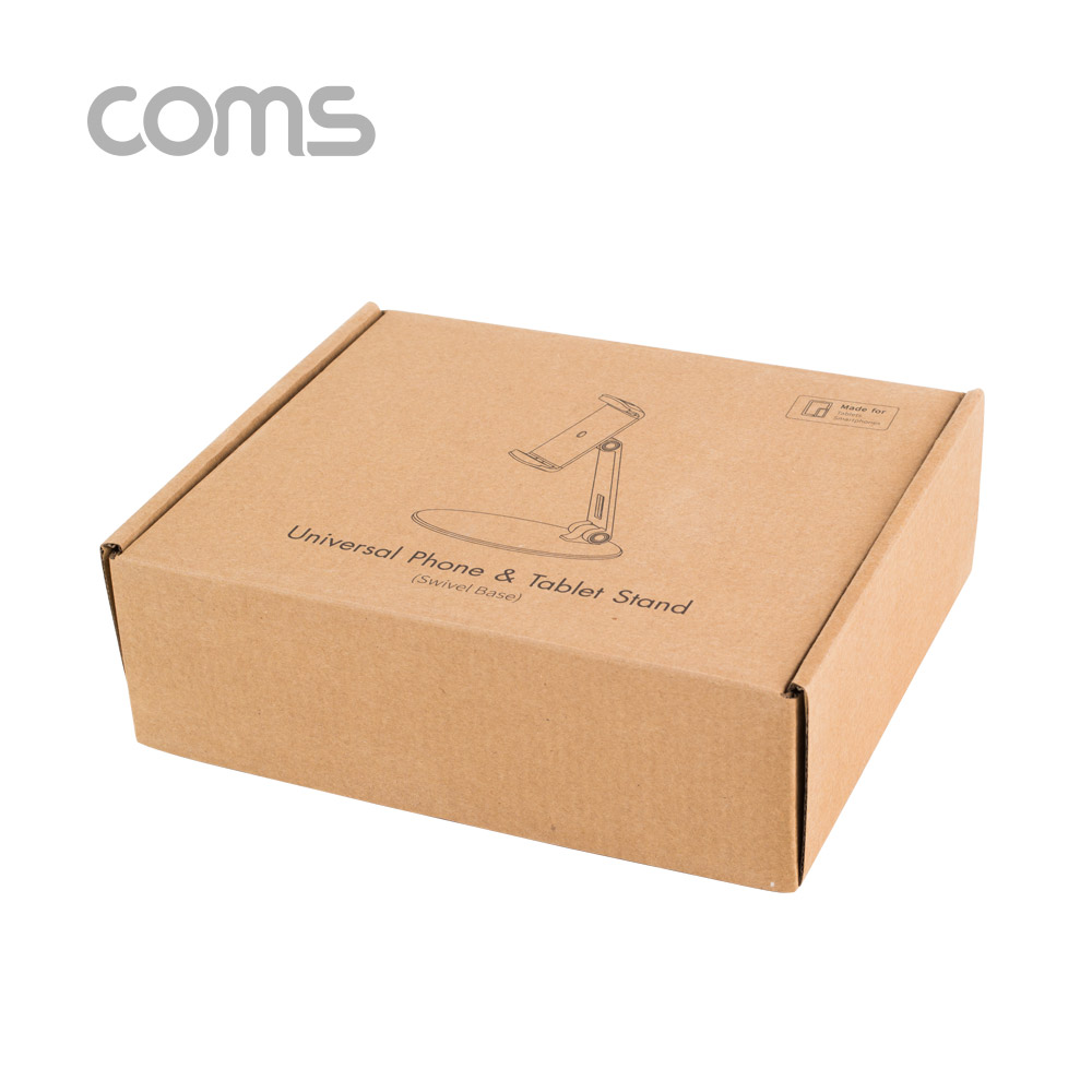 Coms 태블릿 스탠드 / 스마트폰 스탠드 / 탁상거치(원반형) / 알루미늄