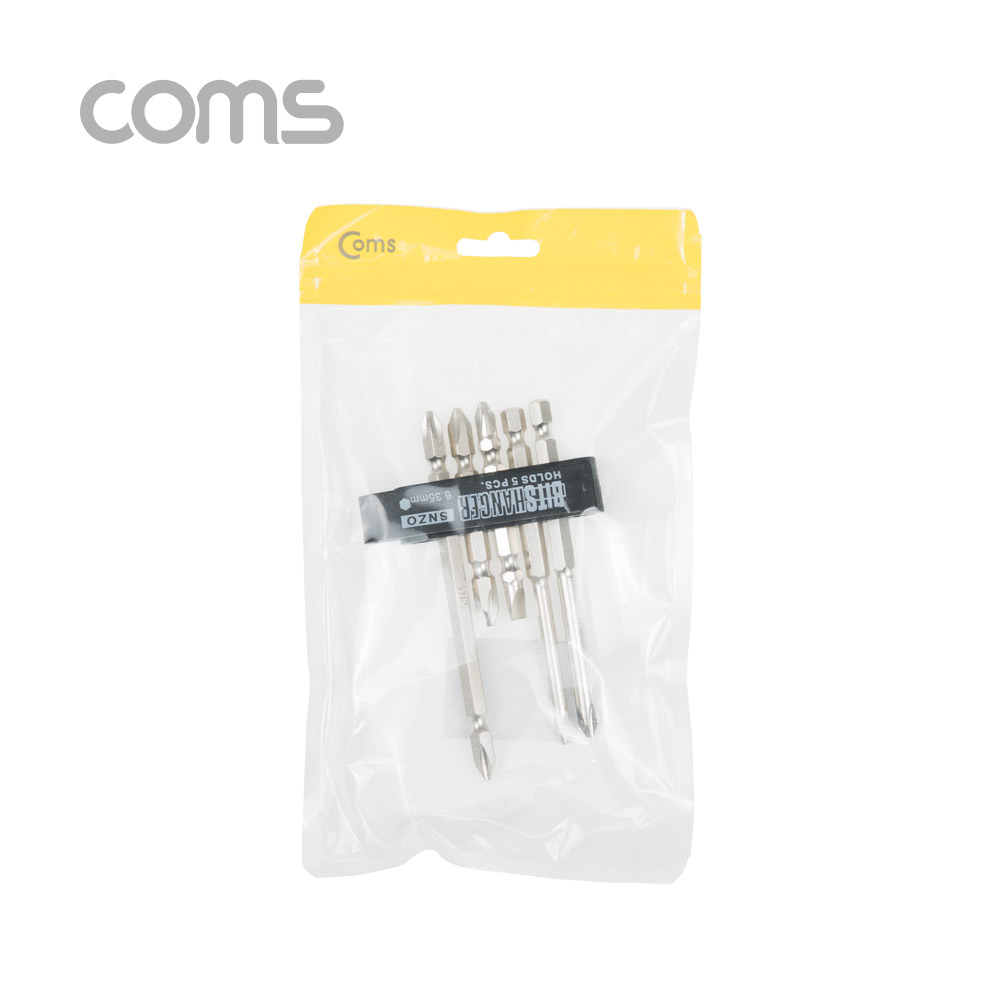 Coms 드라이버 비트 세트 (십자/일자/육각) / 5PCS / 공구