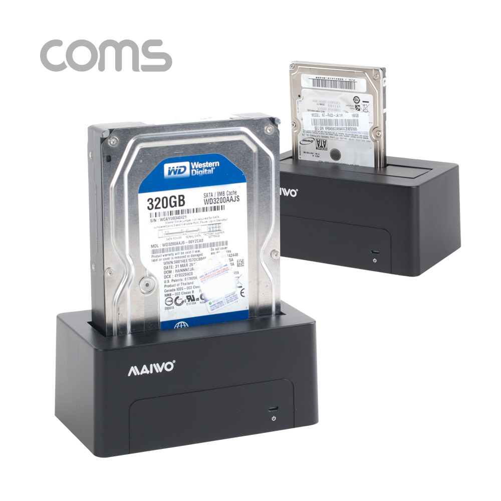 Coms USB 3.1(Type C) 하드 도킹스테이션 / HDD 2.5형/3.5형 / SATA I/II/III 지원