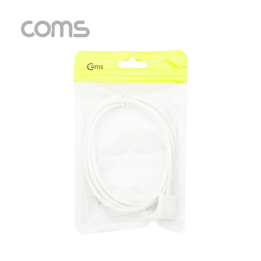 Coms iOS 8핀(8Pin) 연장 케이블 / MF형 / White / 1M