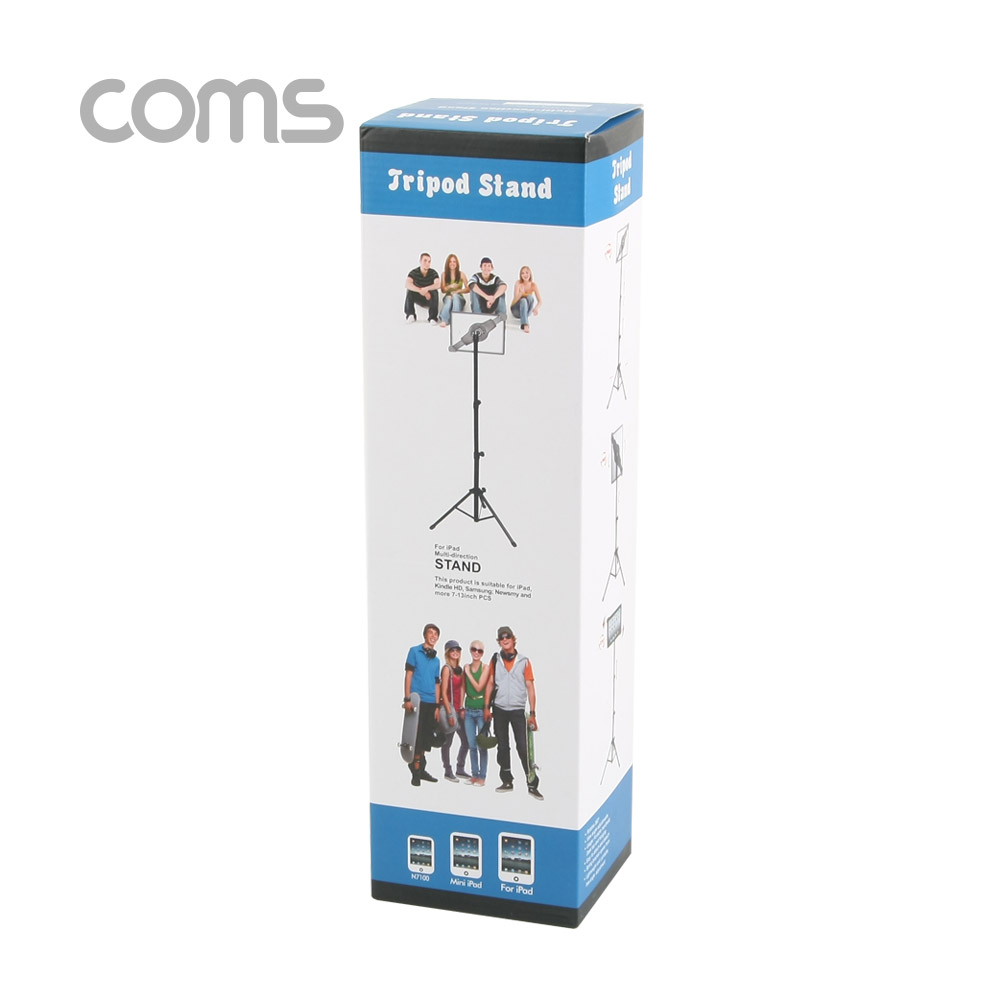 Coms 태블릿PC 삼각대(전용 케이스 제공) / 스탠드 / 거치대 / 폴더접이식