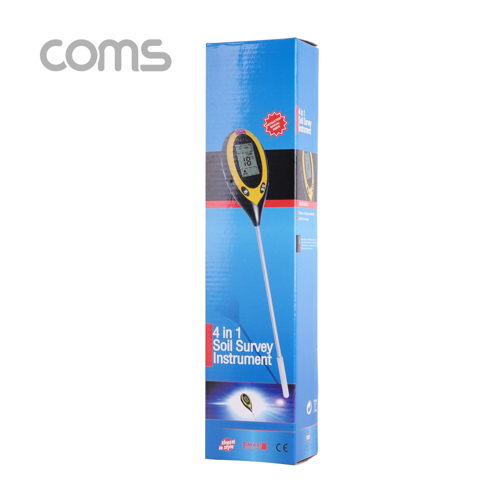 Coms 테스터기 (토질 농도PH/습도 측정) / 4 in 1