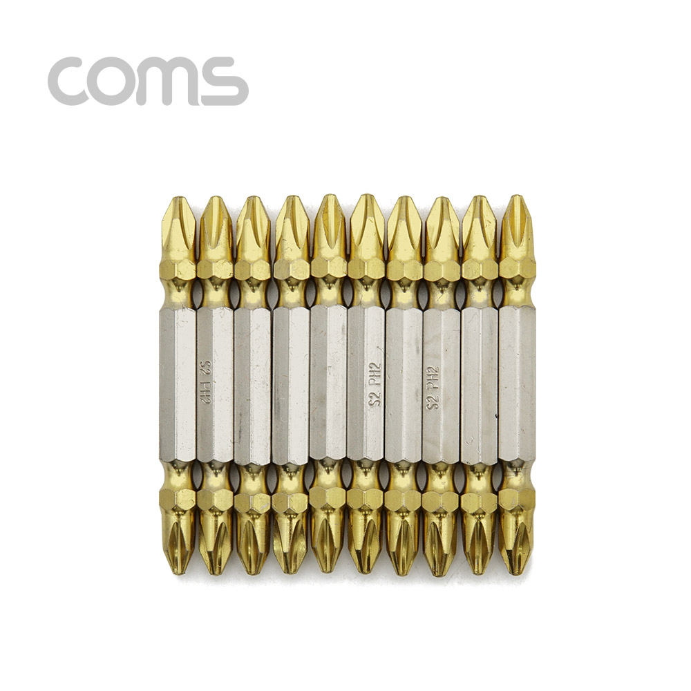Coms 양날 십자 드라이버 비트 세트 10pcs