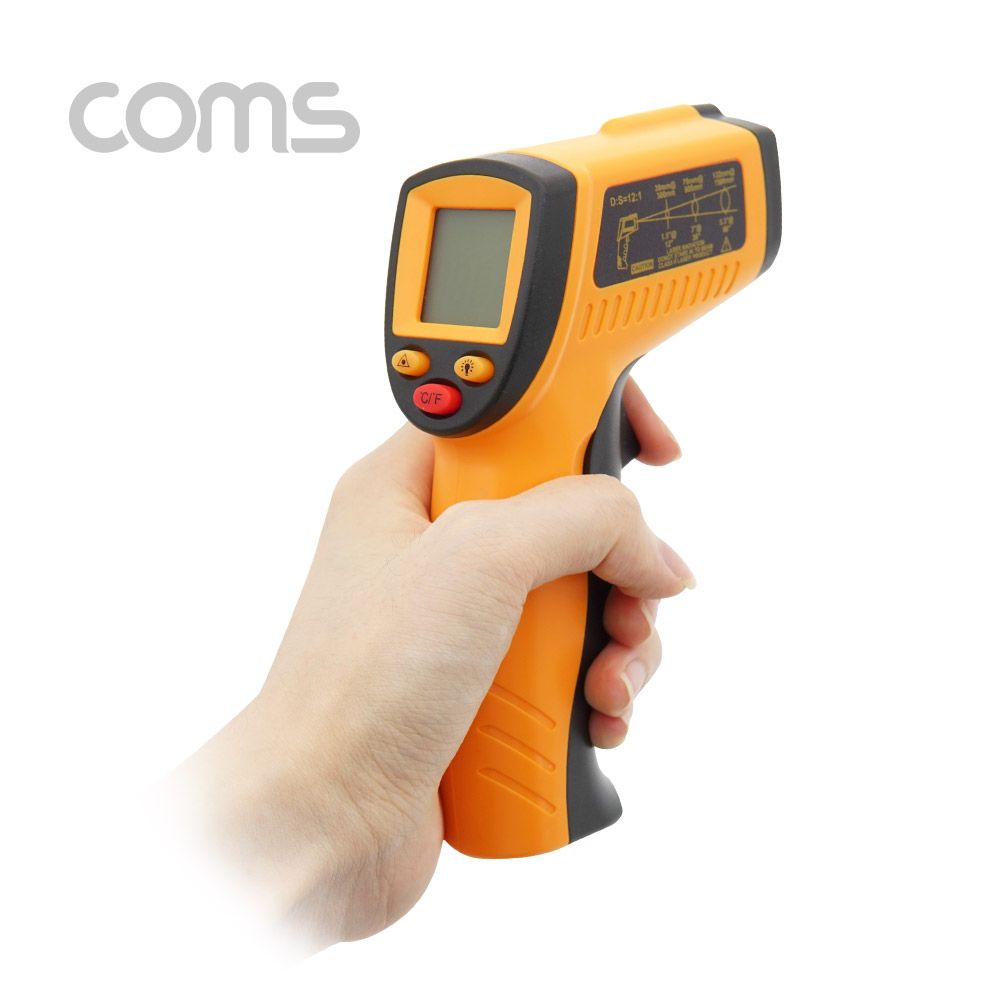 Coms 온도계 / 적외선, 원거리 측정 AAA*2