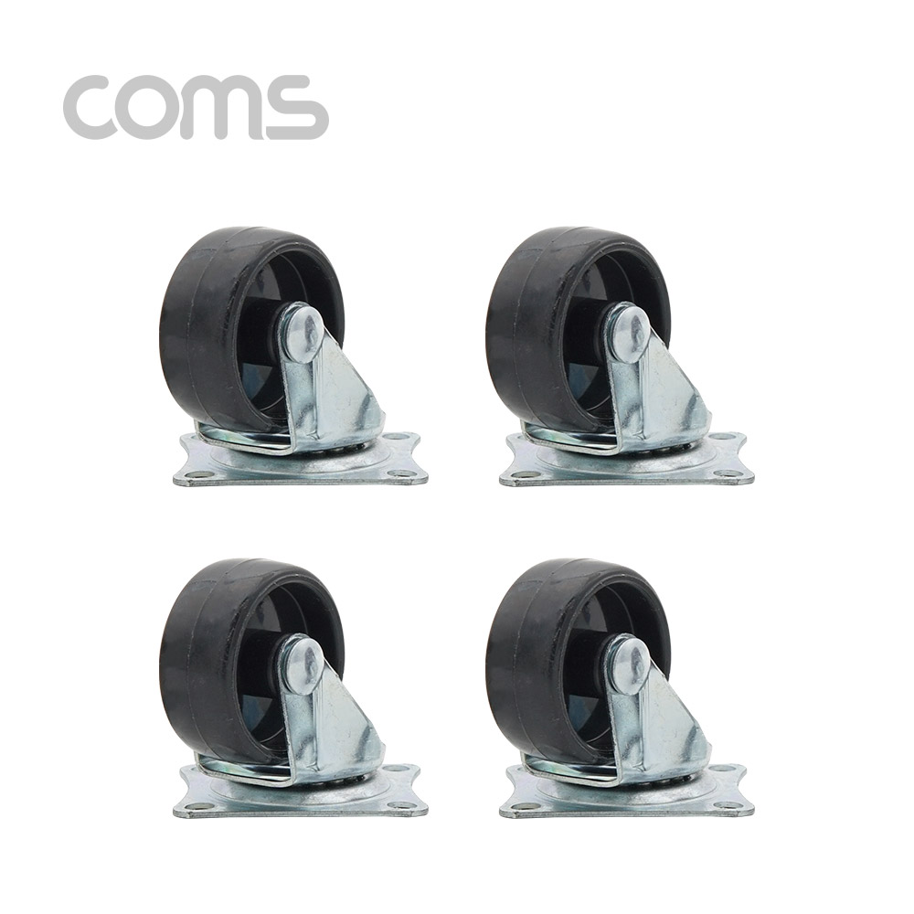 Coms 회전식 소형 바퀴(4pcs)