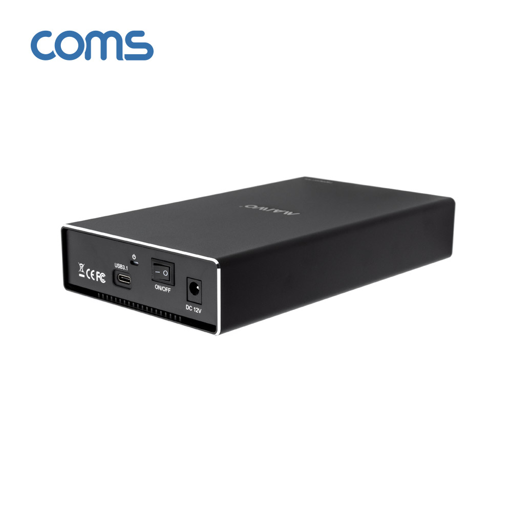 Coms USB 3.1 Type-C 외장하드 케이스 2.5/3.5형