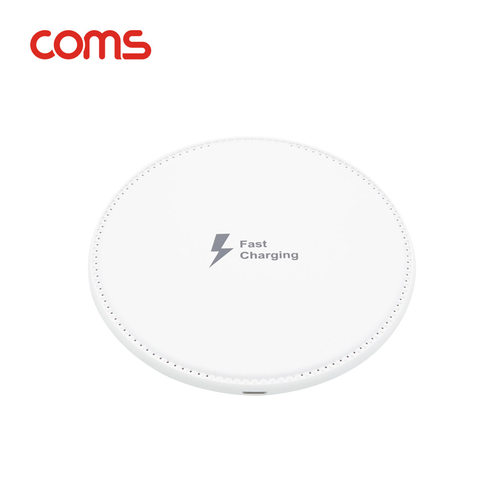 Coms G Power 고속무선 충전 / 패드형 / 10W / 1코일 / 화이트