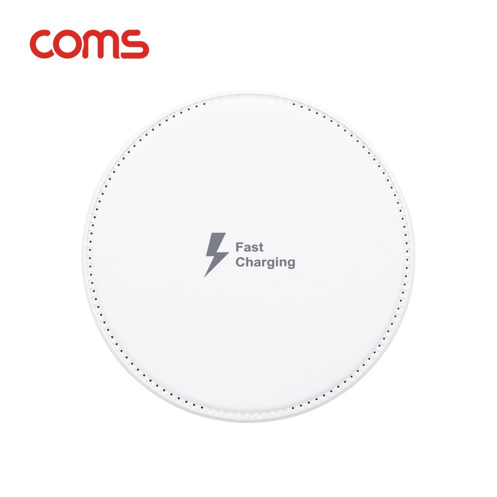 Coms G Power 고속무선 충전 / 패드형 / 10W / 1코일 / 화이트