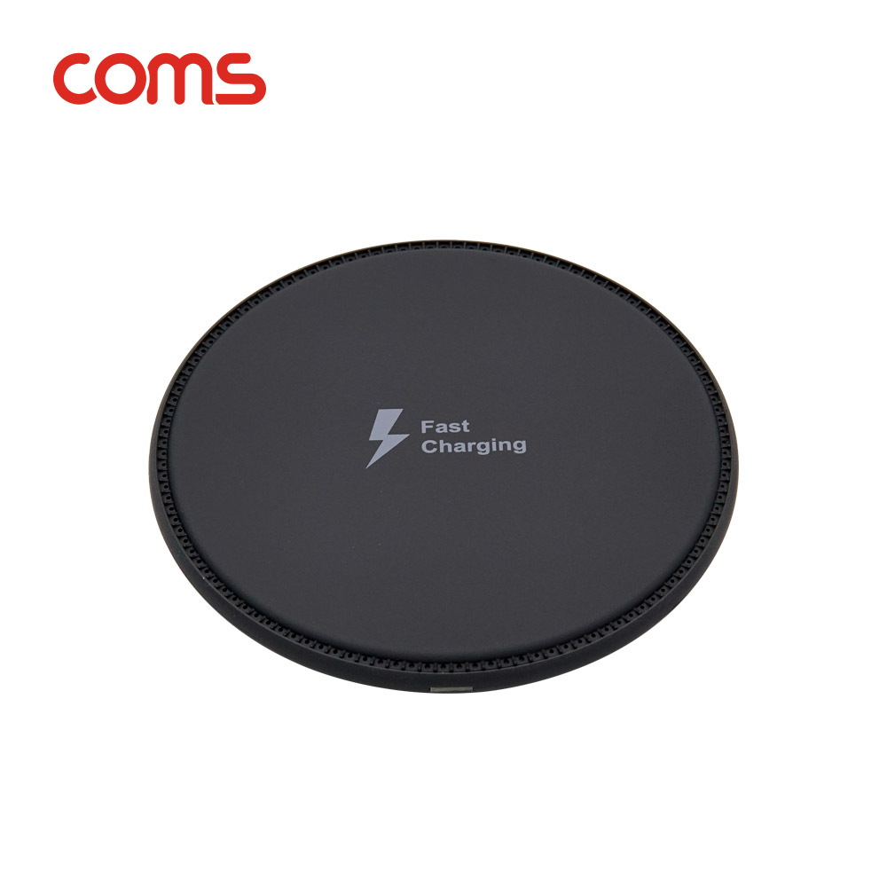 Coms G Power 고속무선 충전 / 패드형 / 10W / 1코일 / 블랙
