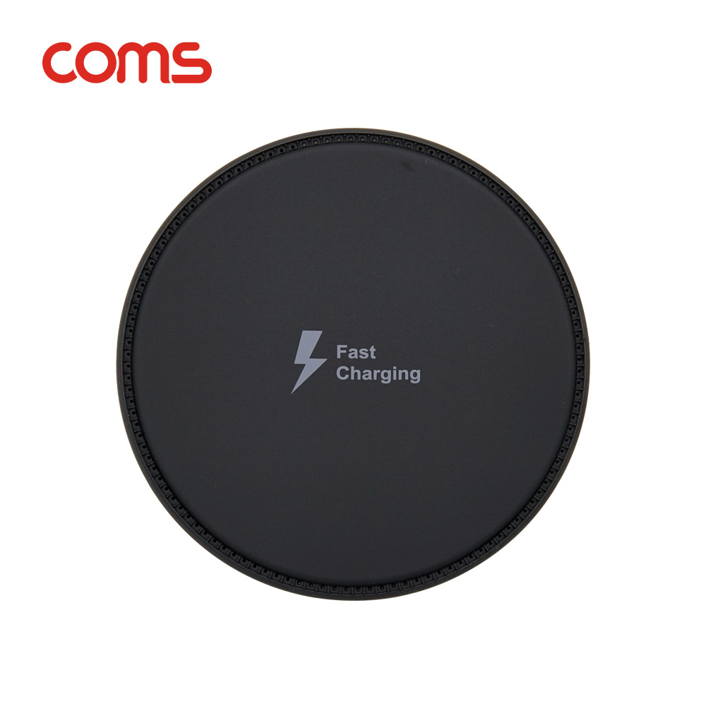 Coms G Power 고속무선 충전 / 패드형 / 10W / 1코일 / 블랙