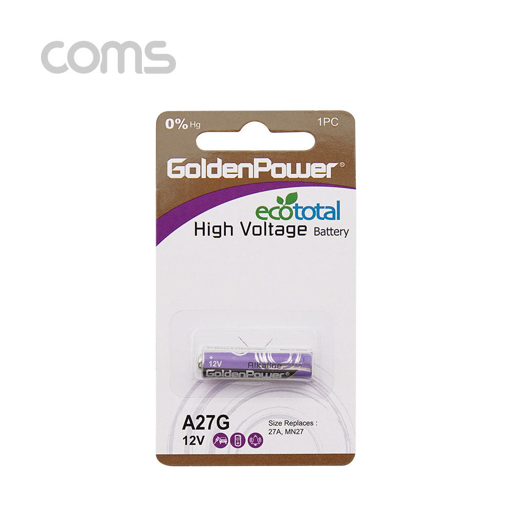 Coms 건전지 GP (A27M) 1ea, 12V
