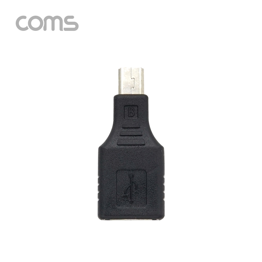 Coms USB Mini 5Pin 변환 젠더 USB-A(F) to Mini 5Pin(M)