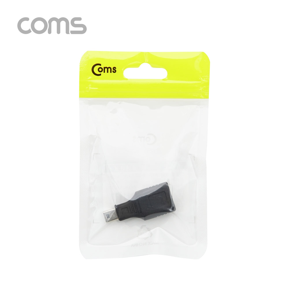 Coms USB Mini 5Pin 변환 젠더 USB-A(F) to Mini 5Pin(M)