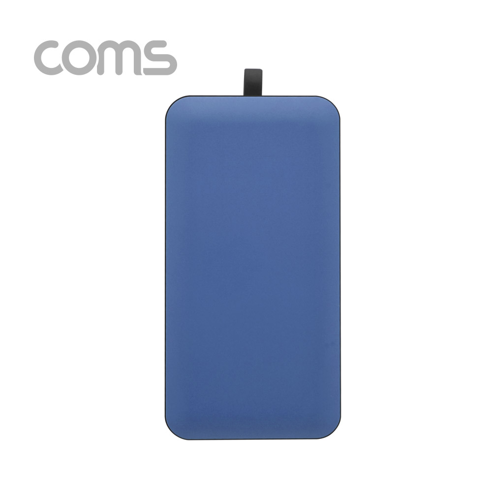Coms G POWER 보조배터리 10000mAh / 일반형 / Blue / C타입 일체형