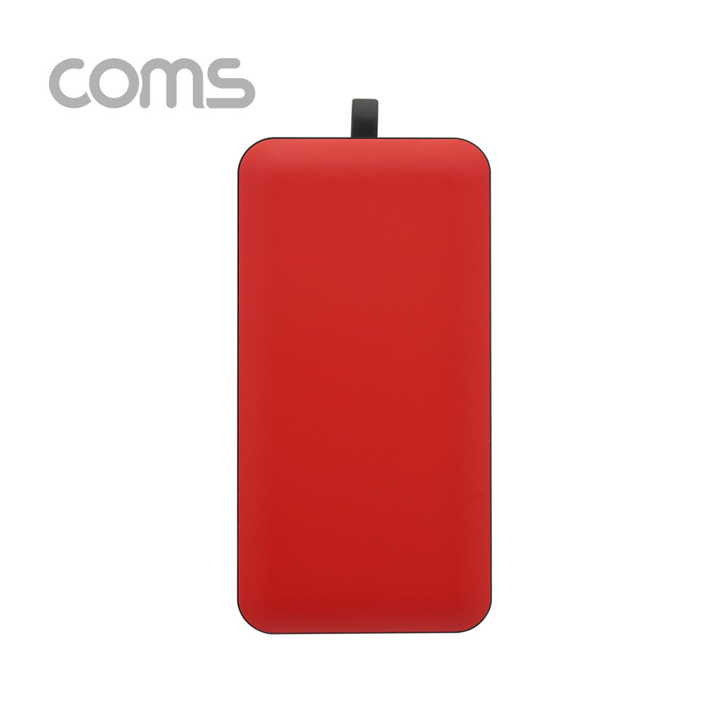 Coms G POWER 보조배터리 10000mAh / 일반형 / Red / C타입 일체형