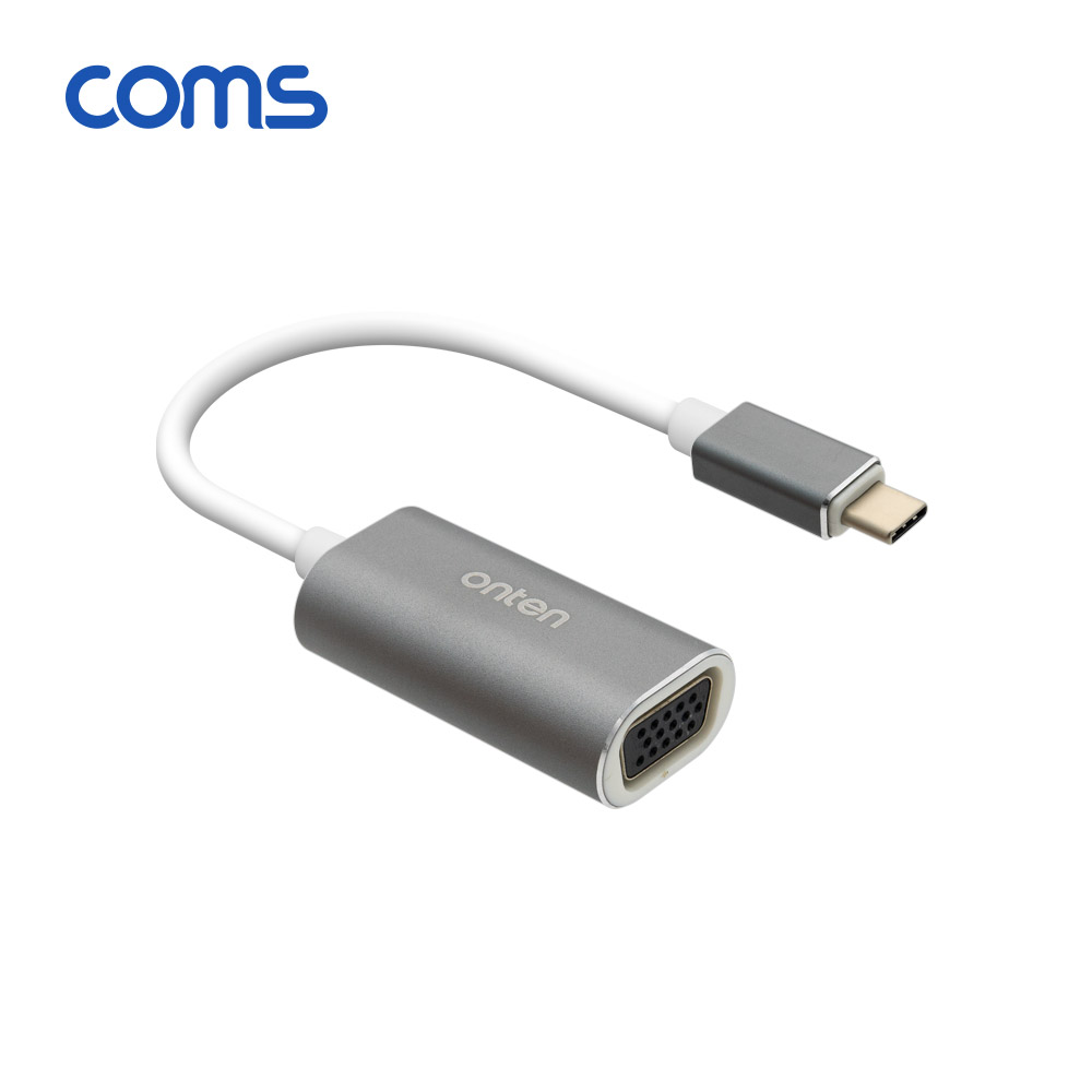 Coms USB 3.1(Type C) to VGA 컨버터