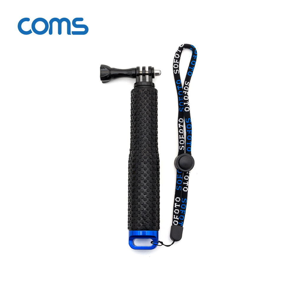 Coms 액션캠 셀카봉, Blue