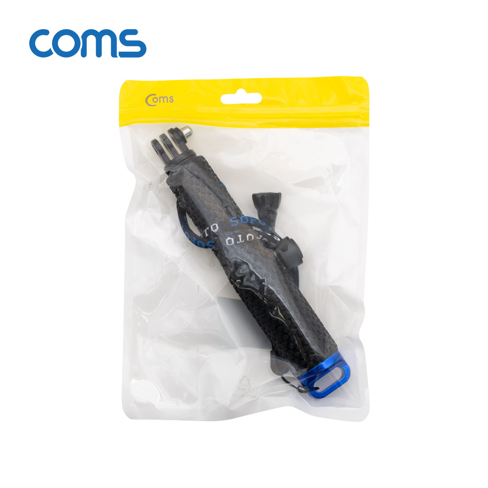 Coms 액션캠 셀카봉, Blue