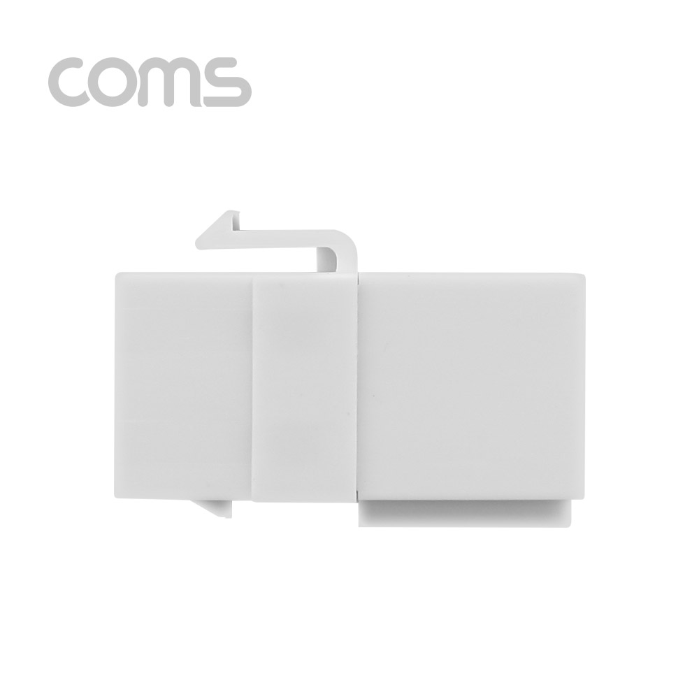 Coms USB 3.0 월 플레이트 키스톤 잭 / 연장 / USB-A(F/F) 상향 90도 꺾임