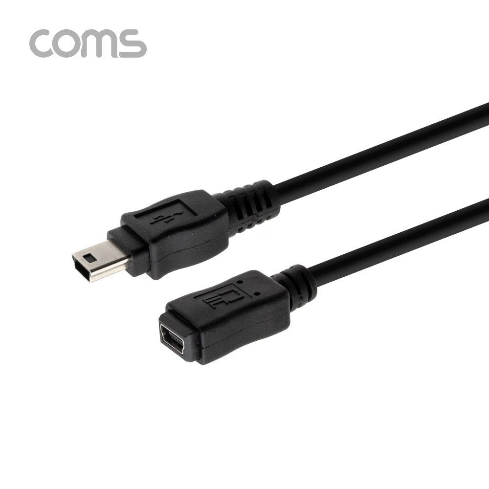 Coms USB Mini 5Pin(M/F) 연장 케이블 50cm