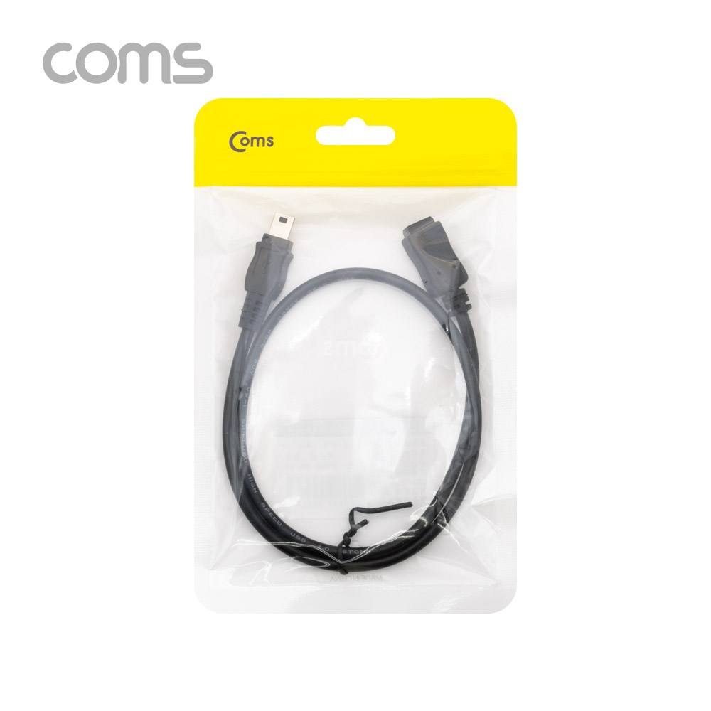 Coms USB Mini 5Pin(M/F) 연장 케이블 50cm