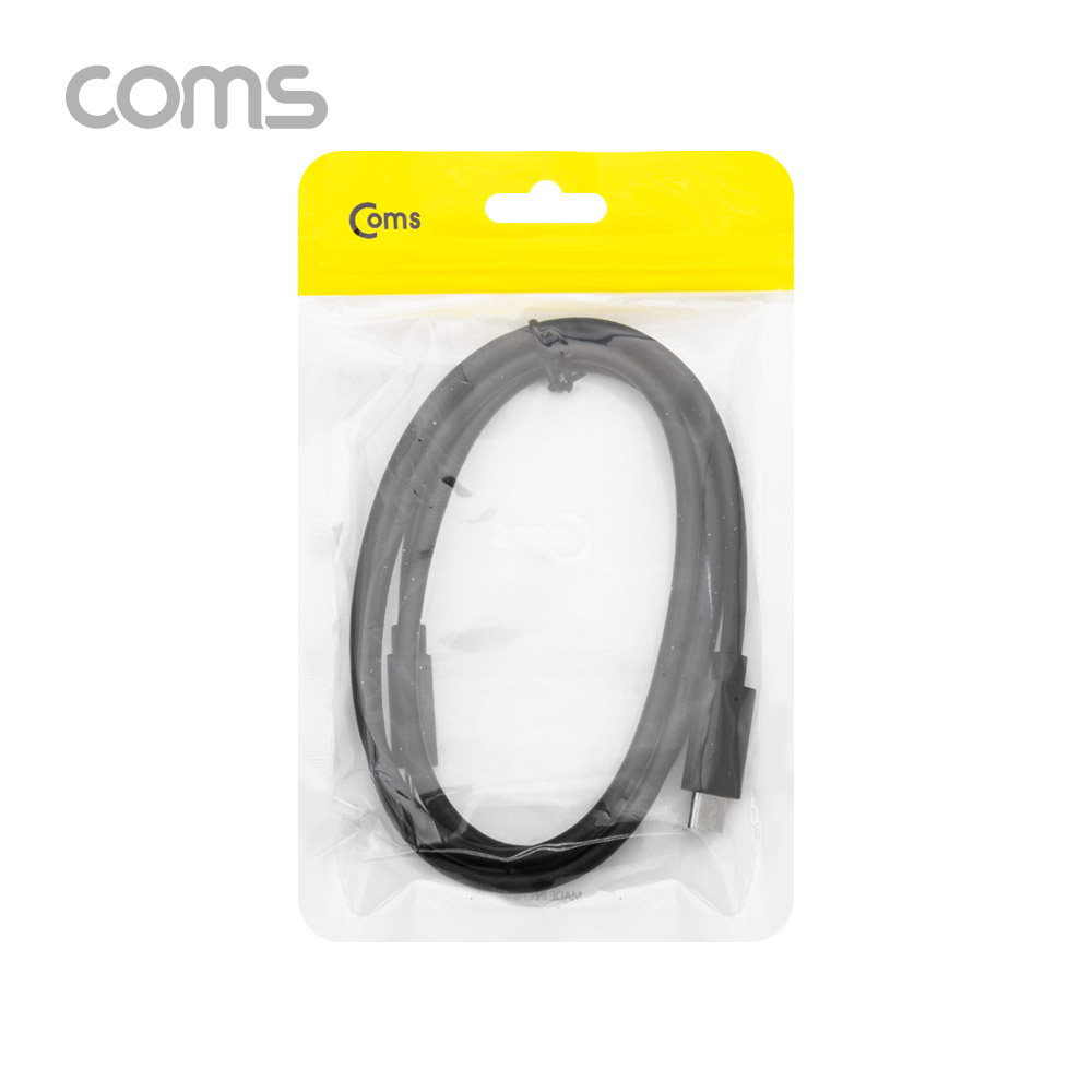 Coms USB 3.1(Type-C) 케이블 C to C (M/M) 1m