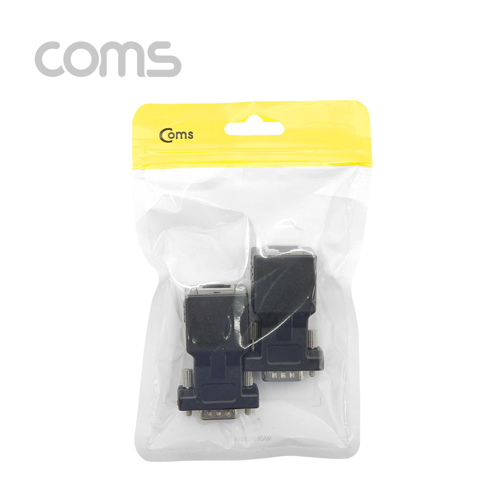 Coms 시리얼 젠더(9M/RJ45F), 2개 1세트 / RS232 9P(M) to RJ45(F)