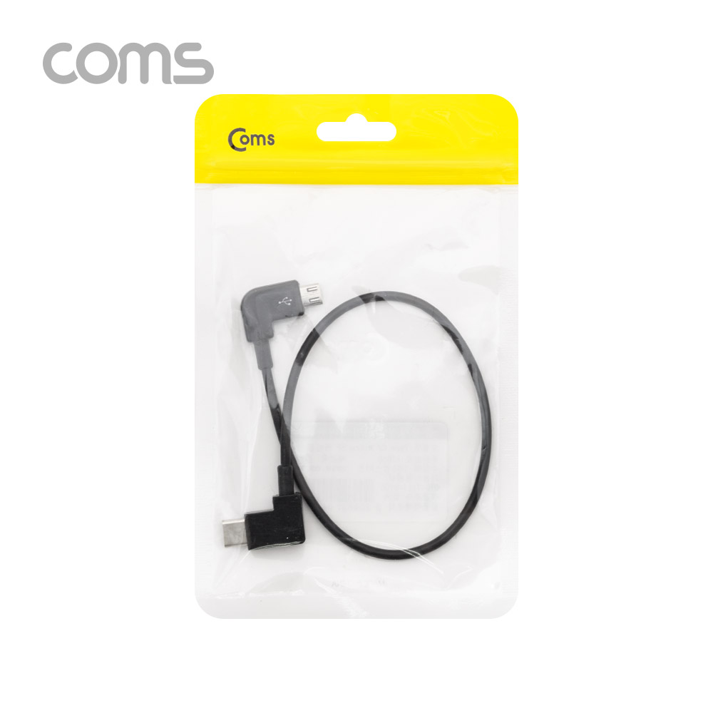 Coms USB 3.1(Type C) OTG 꺾임 케이블 30cm / C(M) to Micro 5Pin(M)