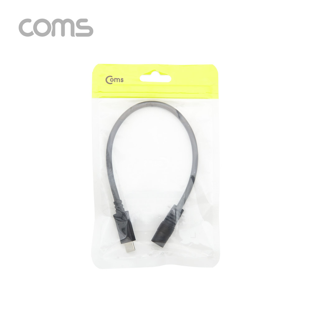 Coms Type C 변환(DC 5.5) 케이블 / USB 3.1(Type C) Male / DC Female