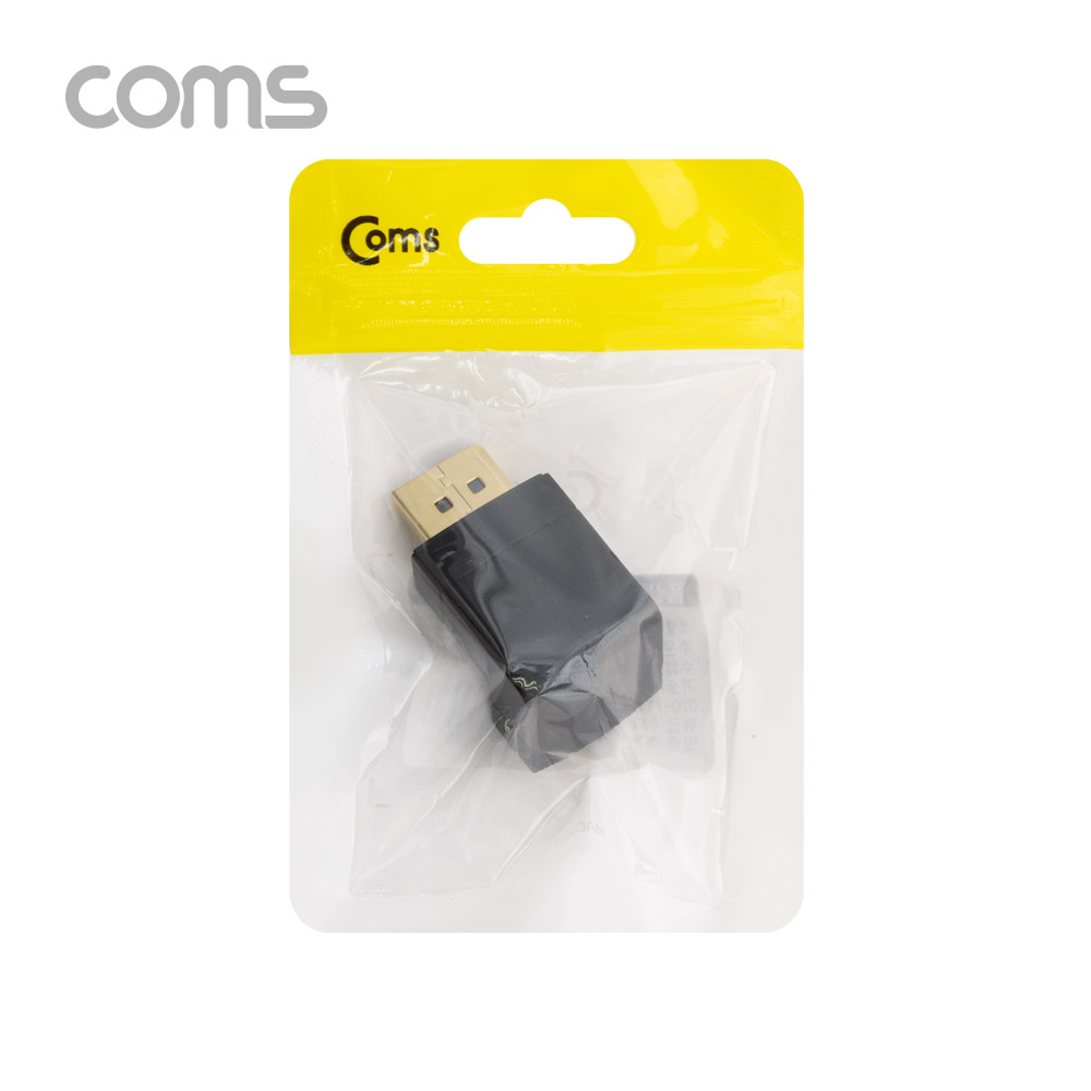 Coms 디스플레이포트 연장 젠더(M/F) 하향 90도 꺾임