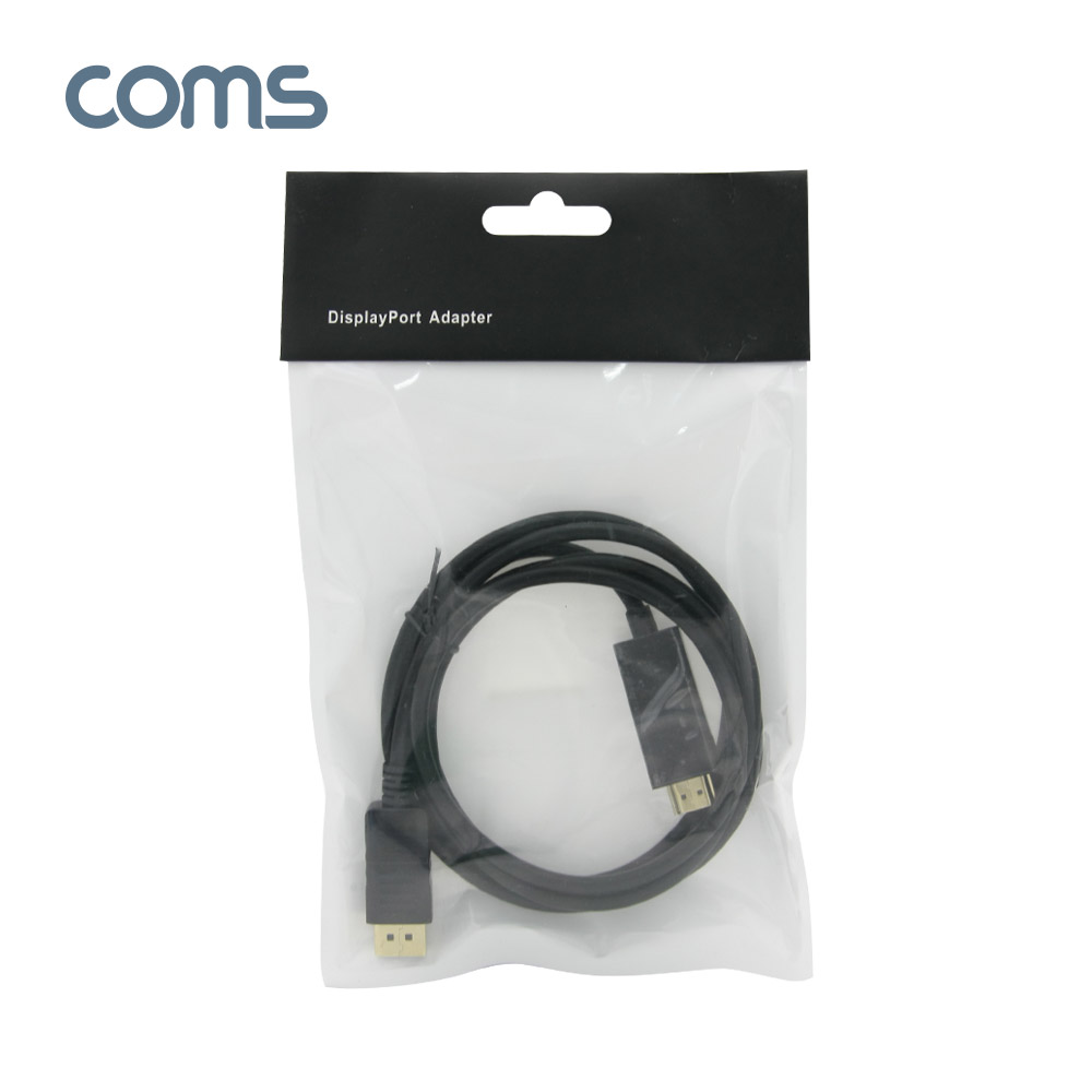 Coms 디스플레이 포트 to HDMI 변환 케이블 1.8M/Display/DP