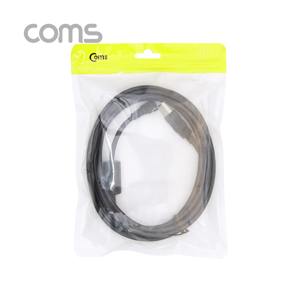Coms Mini 5P 꺾임 케이블 3M / Mini 5P(M) / USB A(M)
