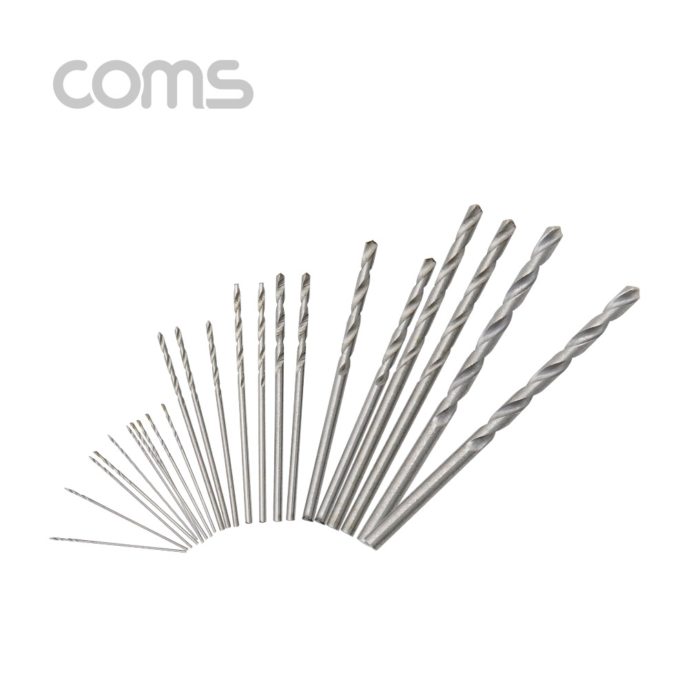Coms 드릴 비트 세트, 25pcs(0.5~3mm)