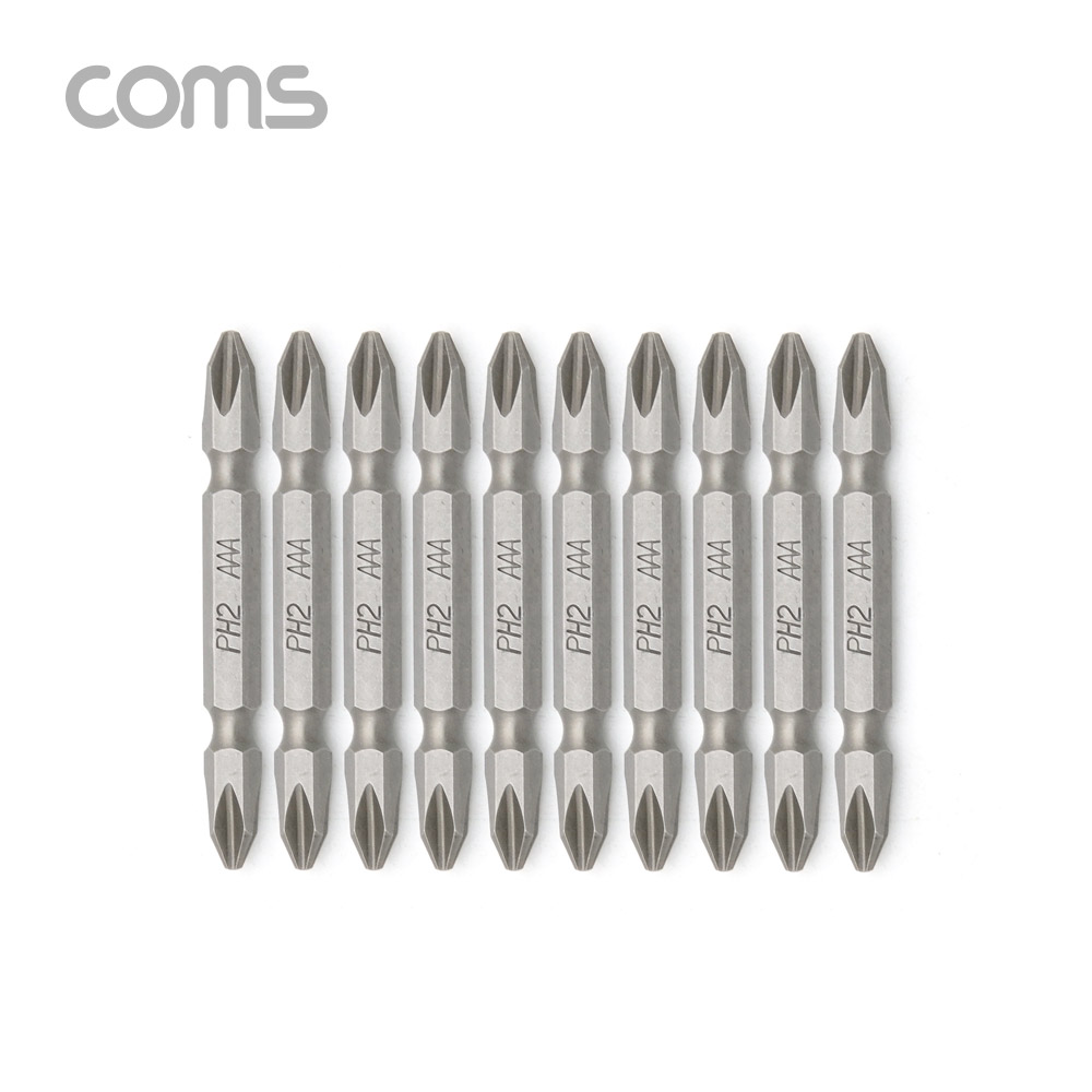 Coms 드라이버 비트 세트(양날/십자/+) 10pcs