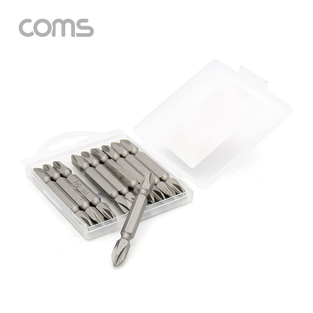 Coms 드라이버 비트 세트(양날/십자/+) 10pcs