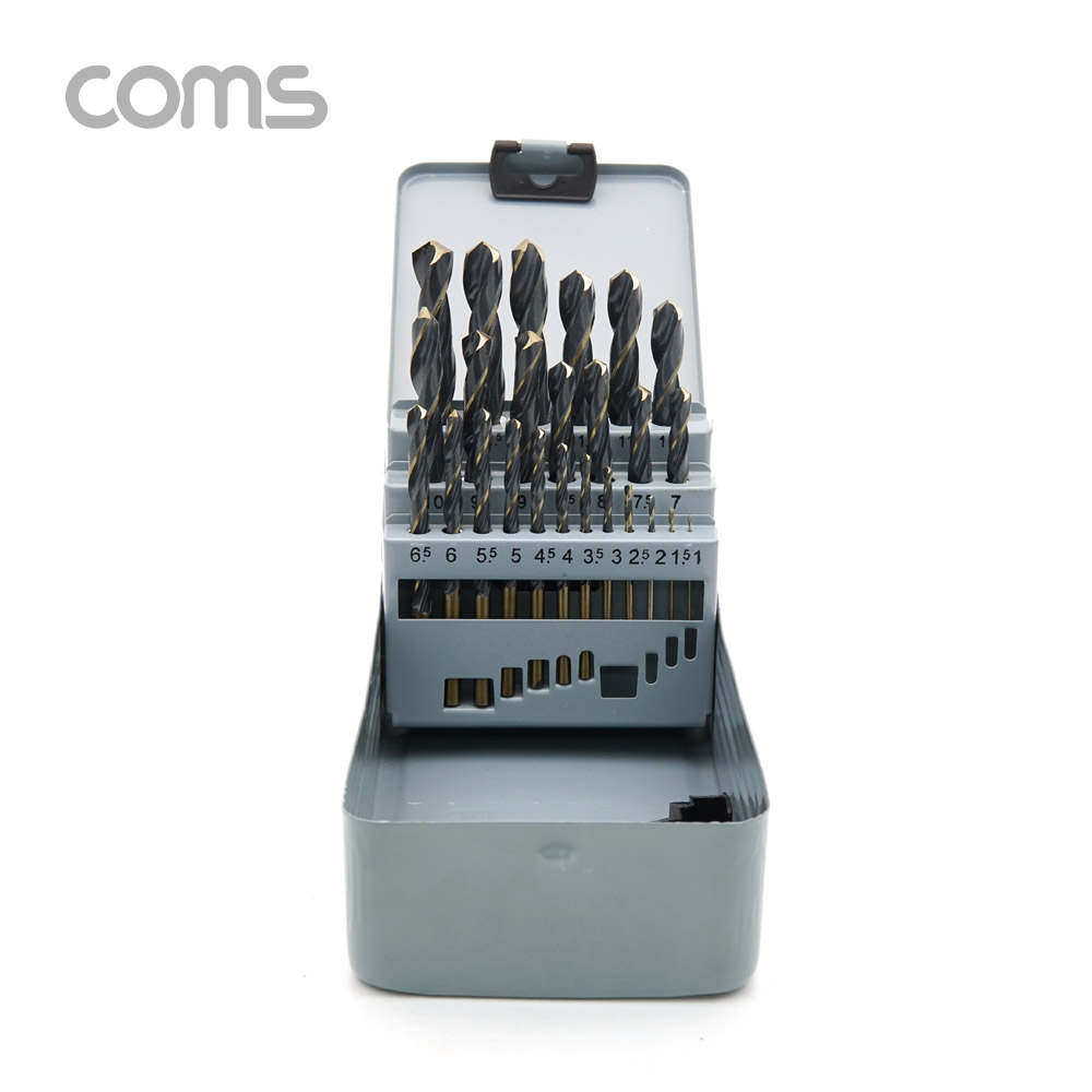 Coms 드릴 비트 세트 / 드릴 날 / 25pcs / 1mm ~ 13mm