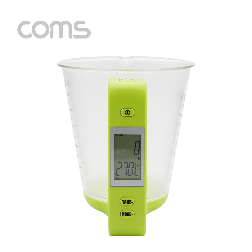 Coms 전자 저울 (컵형) / 계량컵 / 온도 / 디지털