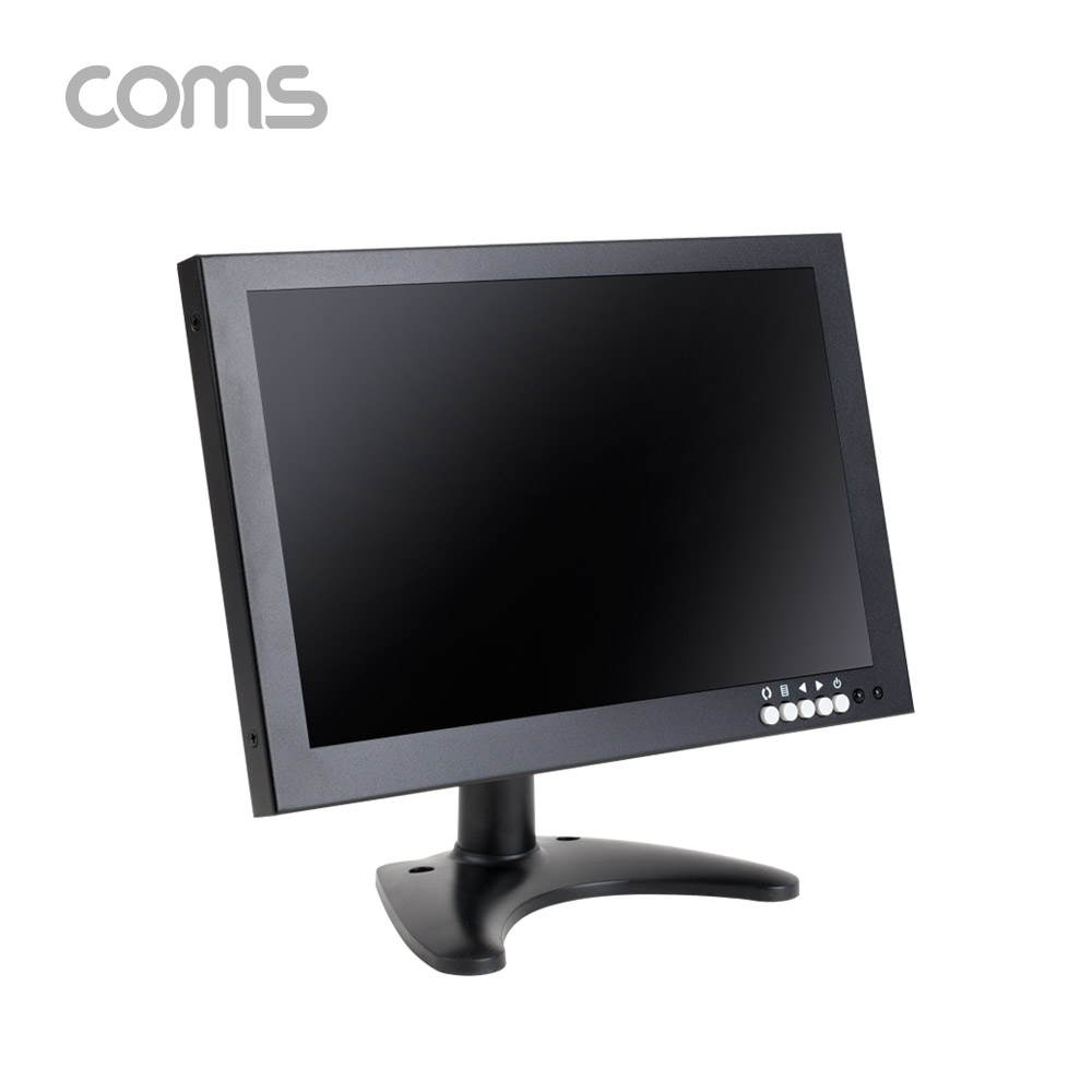 Coms 10형 LCD 모니터 / 전자액자 / 디지털 액자 / HDMI/VGA/AV/USB/BNC 입력지원