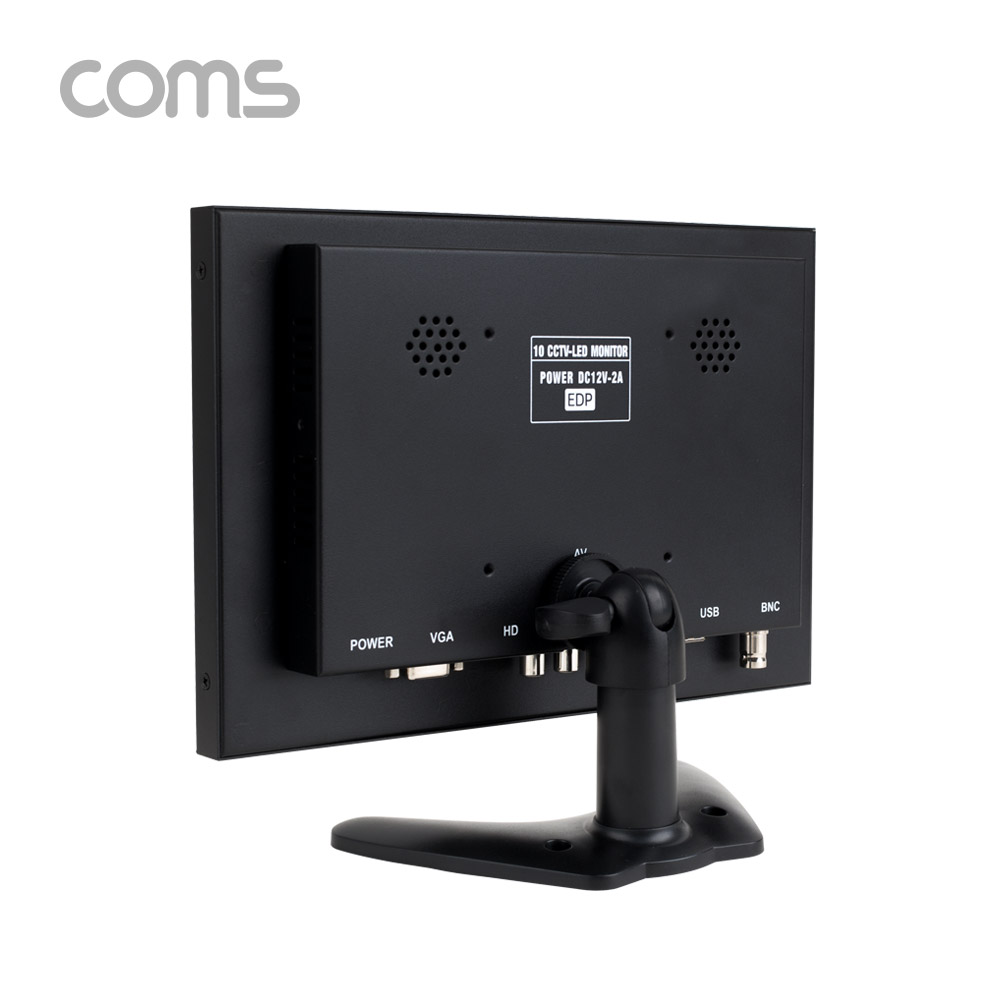 Coms 10형 LCD 모니터 / 전자액자 / 디지털 액자 / HDMI/VGA/AV/USB/BNC 입력지원