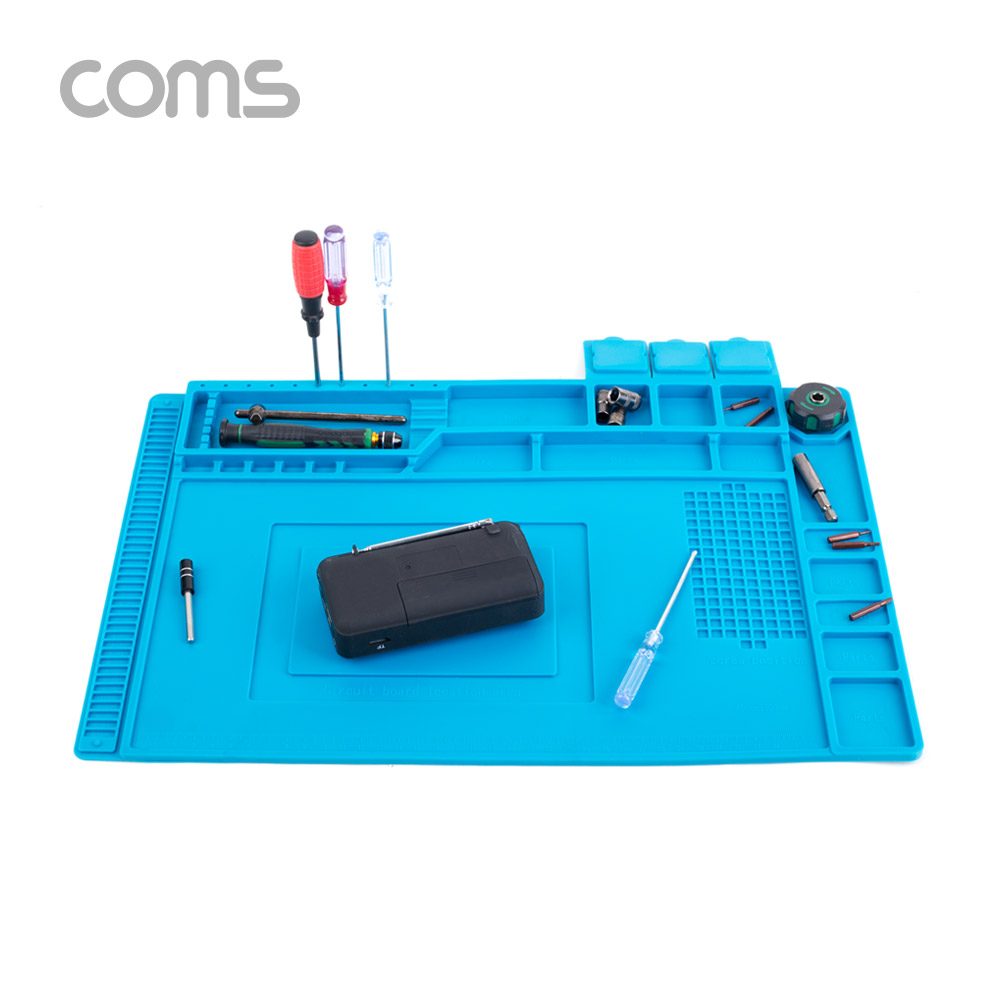 Coms 작업용 절연 매트 / 실리콘 작업 패드 / 납땜 / 수리 패드