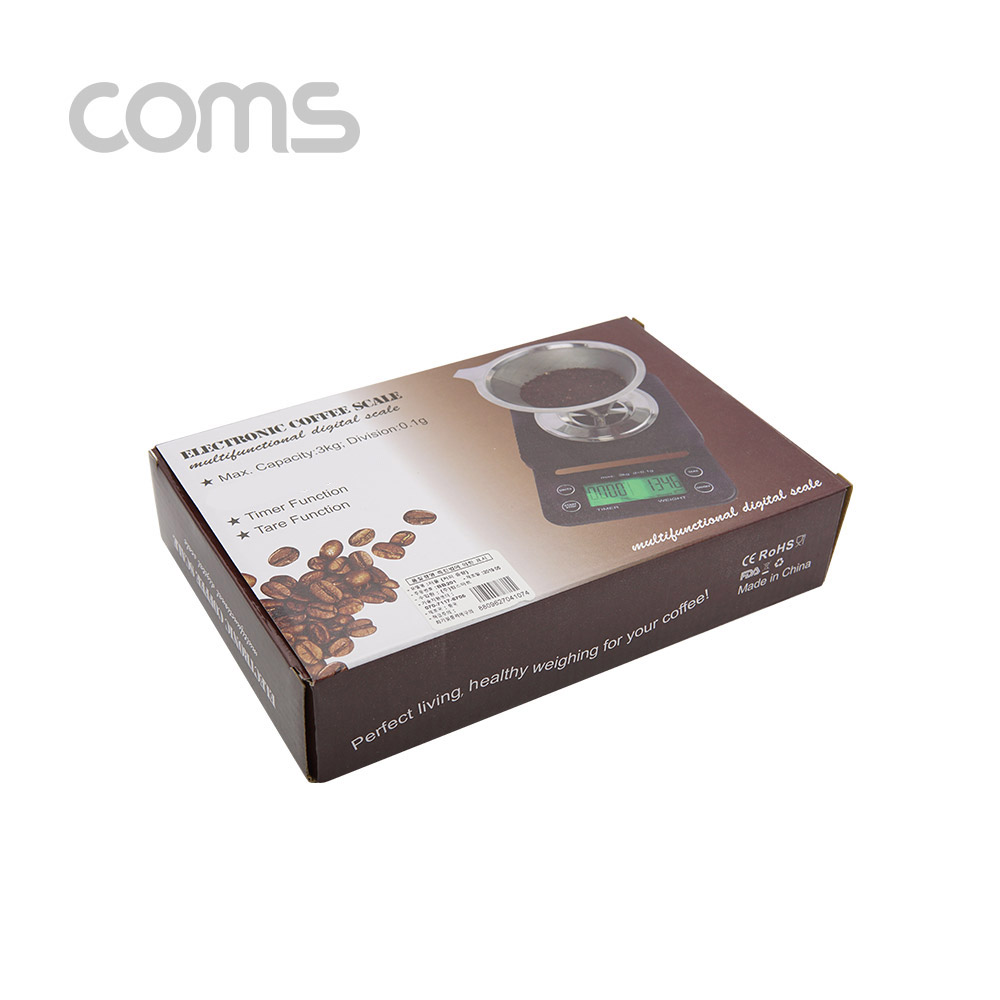 Coms 전자 저울 (커피 중량) / 드립 커피 / 디지털