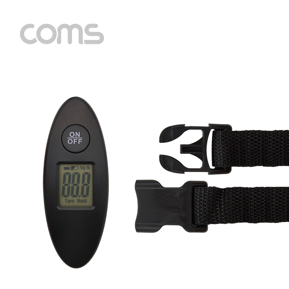 Coms 저울 (가방 무게 측정) Black