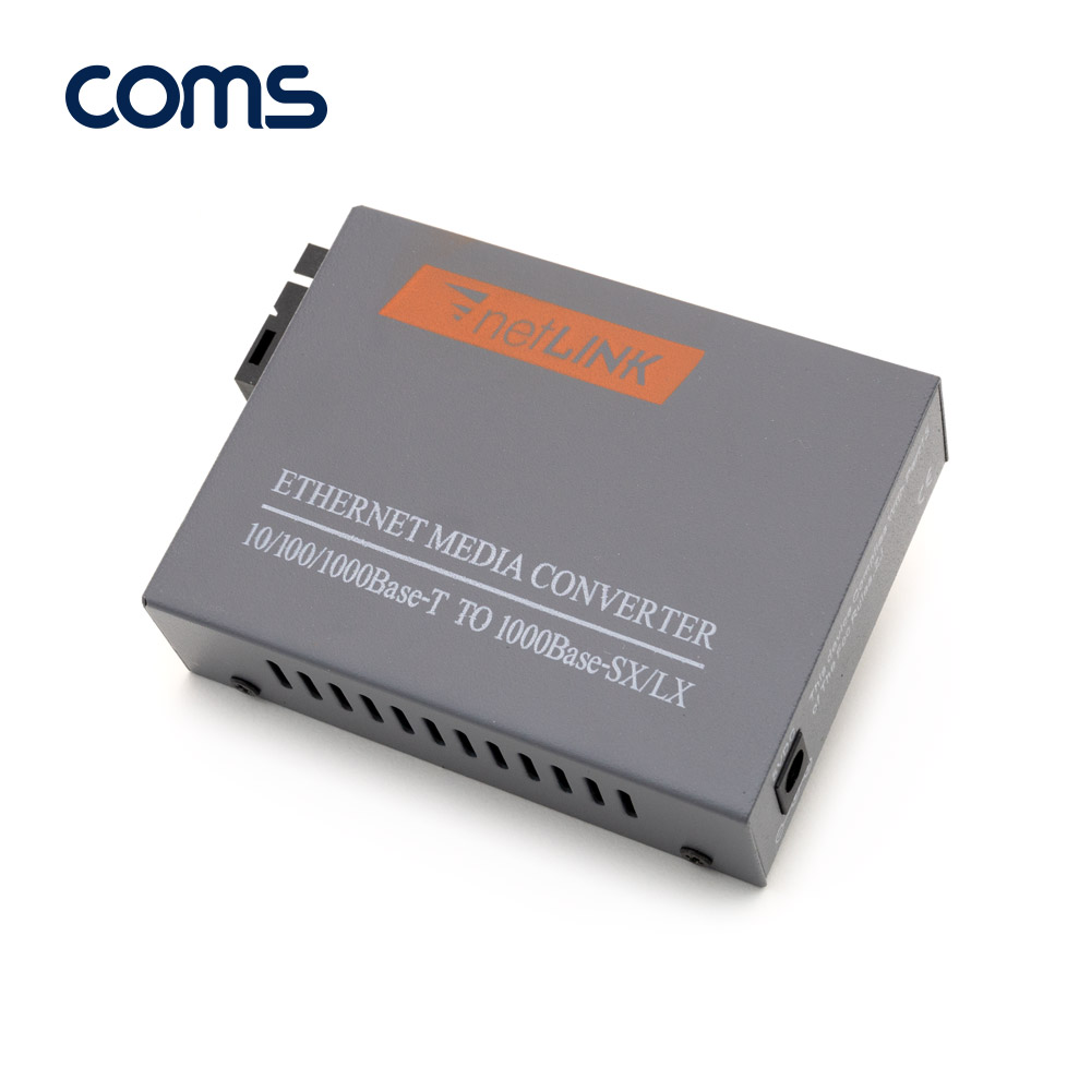 Coms SC 광 컨버터 A타입 / 광 케이블 1회선용 / 최대3km / 1000 Base-SX/LX