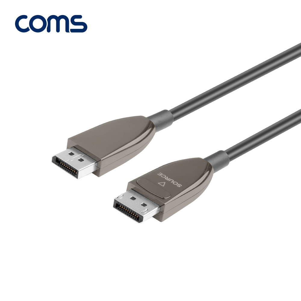 Coms 디스플레이포트 리피터 광 케이블 20M / DP / Optical / 8K@60Hz, 4K@60Hz, 최대 4K@120Hz