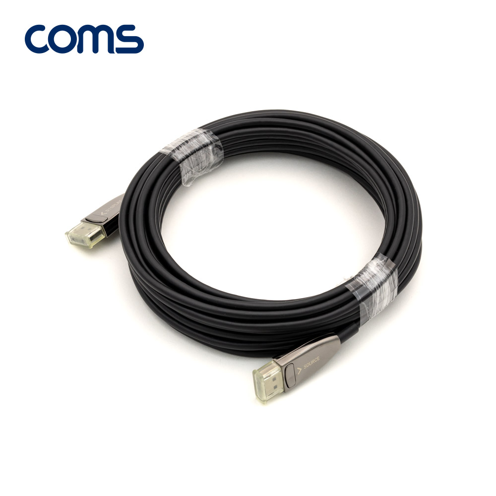 Coms 디스플레이포트 리피터 광 케이블 10M / DP / Optical / 8K@60Hz, 4K@60Hz, 최대 4K@120Hz