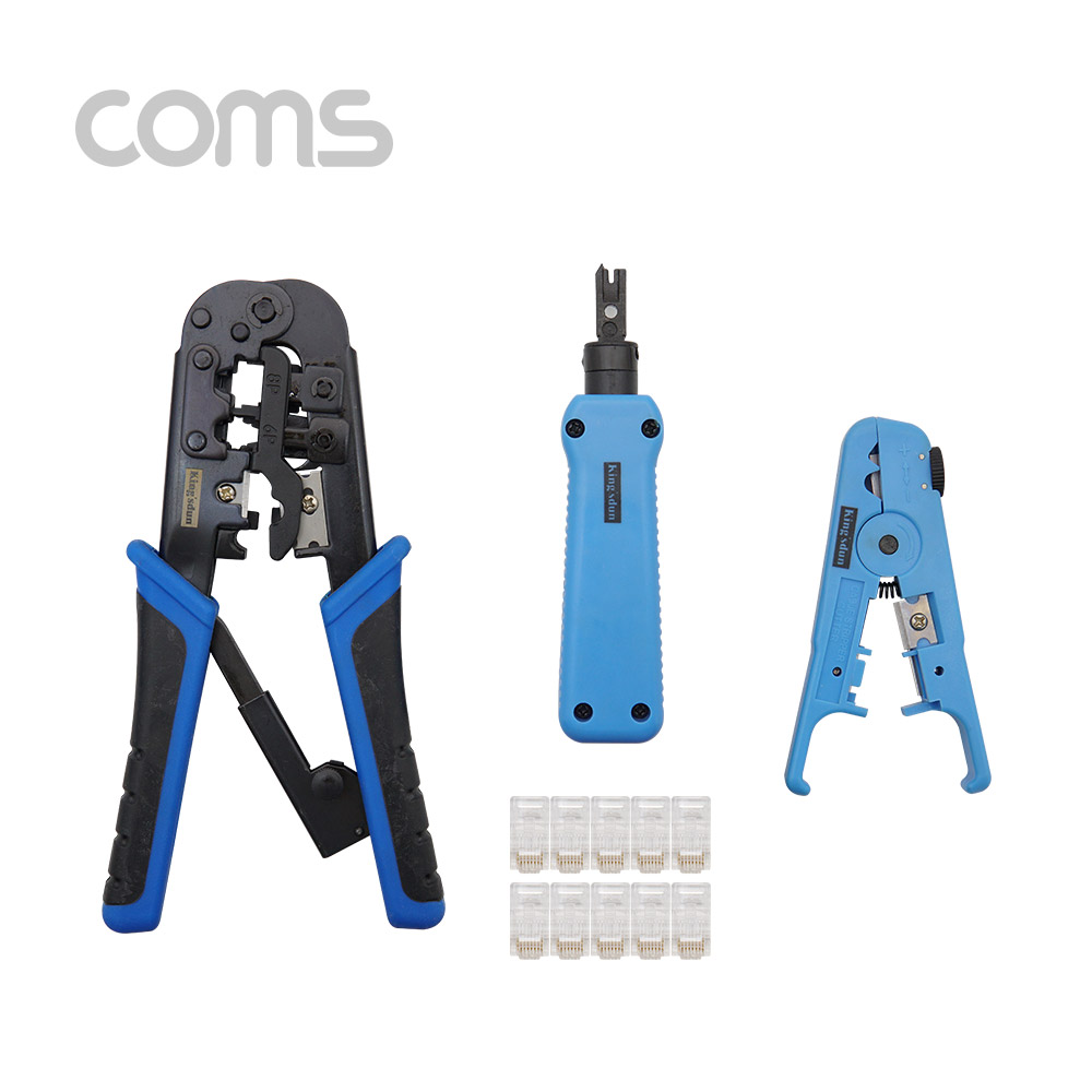 Coms 랜툴 세트 - Tool/Impact/Striper/Plug (랜툴 / 임팩트 / 스트리퍼 / 플러그)