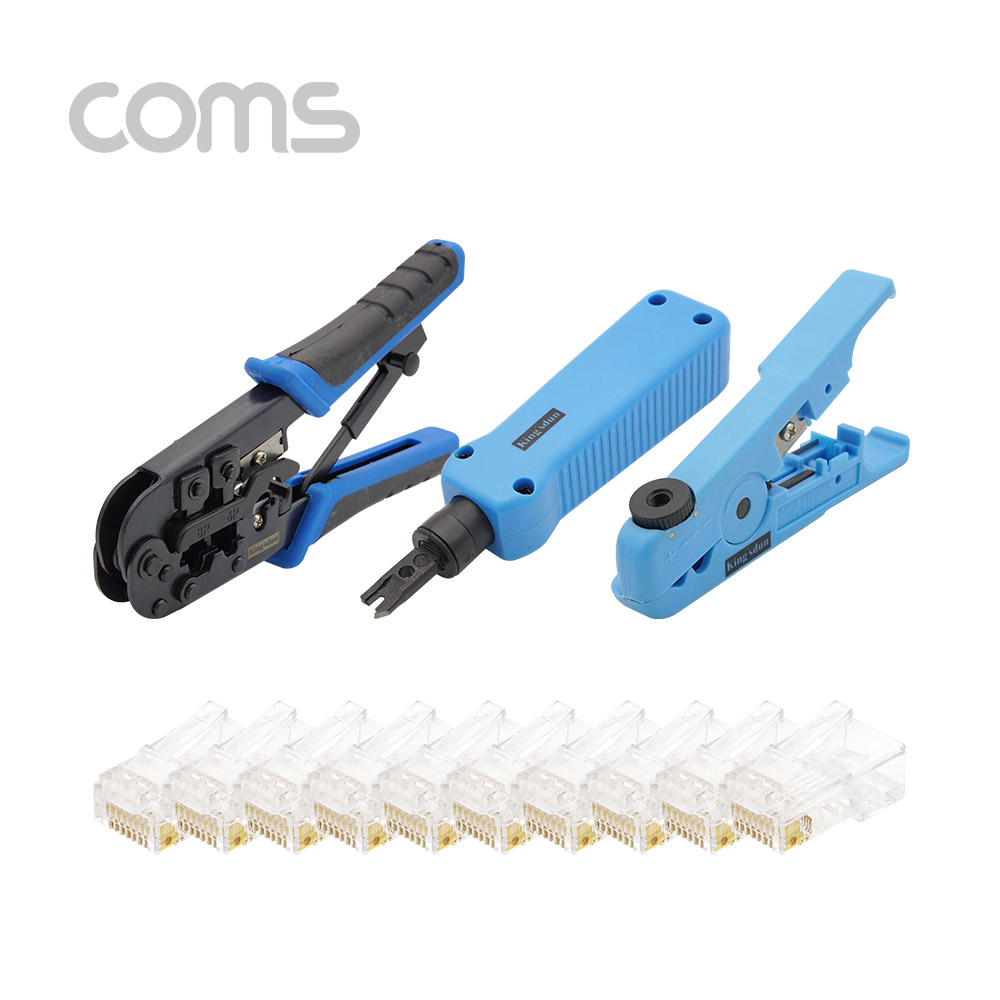 Coms 랜툴 세트 - Tool/Impact/Striper/Plug (랜툴 / 임팩트 / 스트리퍼 / 플러그)