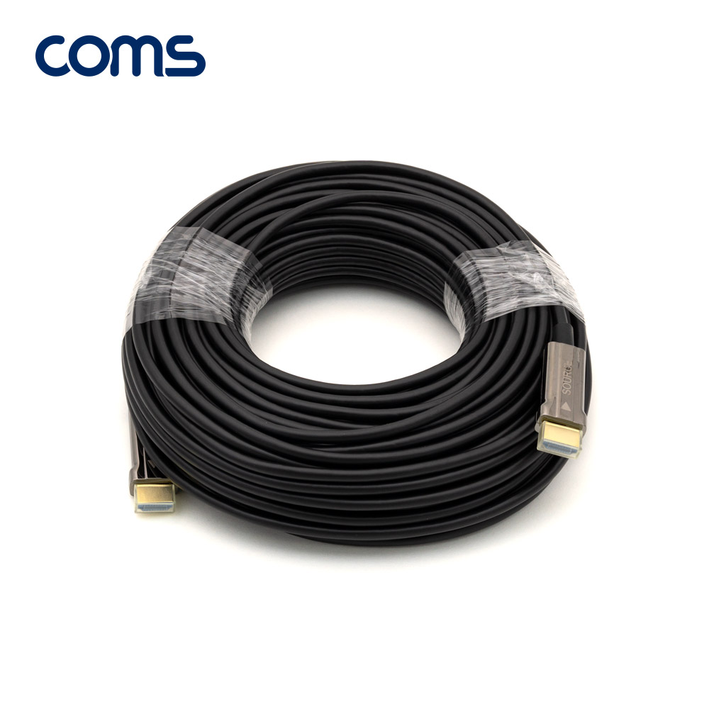 Coms HDMI 2.1 리피터 광케이블 30M / 8K@60Hz, 최대 4K@120Hz / ARC 기능 지원