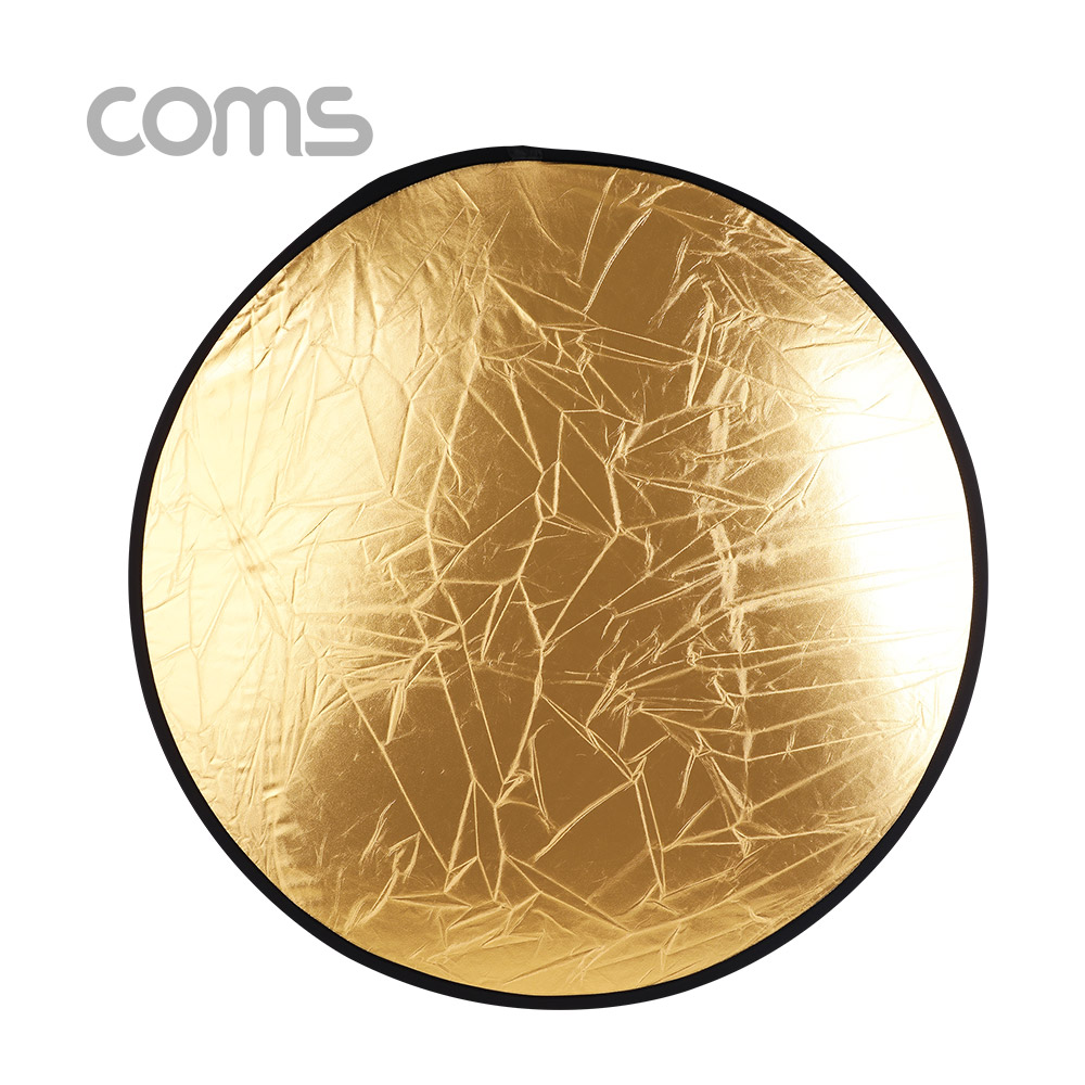 Coms 휴대용 반사판 (야외촬영) 2color (Silver/Gold) / 원형 / 110x110
