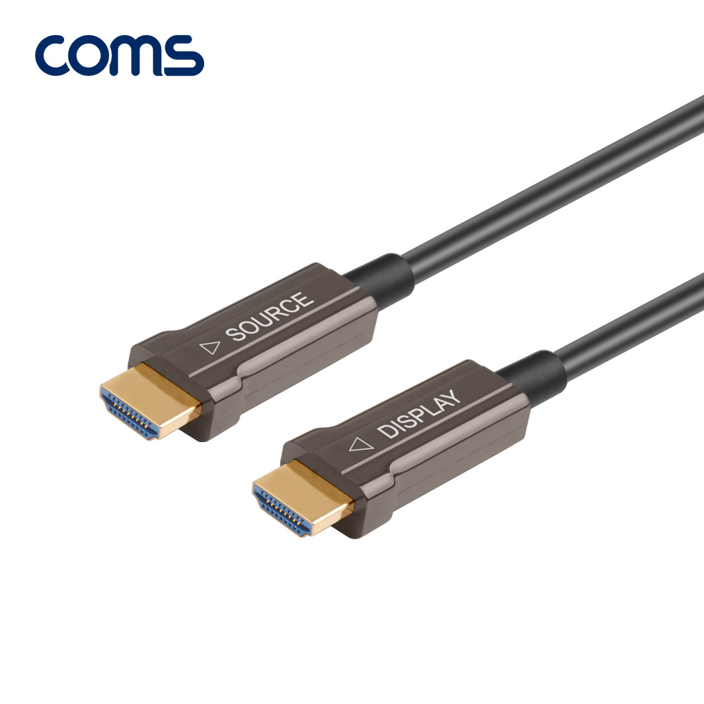 Coms HDMI 2.1 리피터 광케이블 20M / 8K@60Hz, 최대 4K@120Hz / ARC 기능 지원